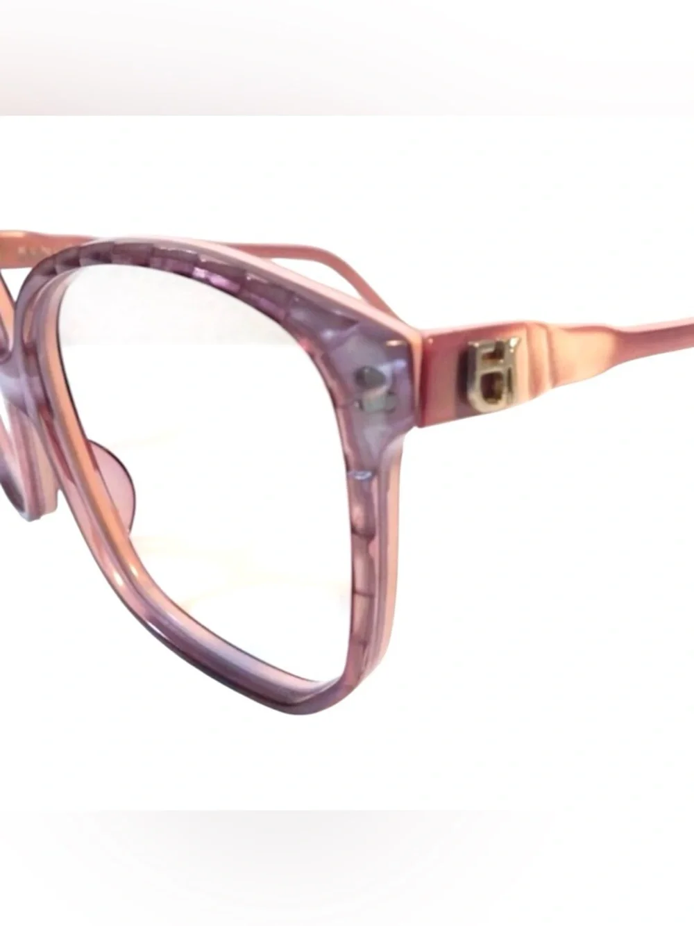 Vintage EMANUELLE KHANH Frames Eyeglasses or‎ Sunglasses, Mauve Pink Color New